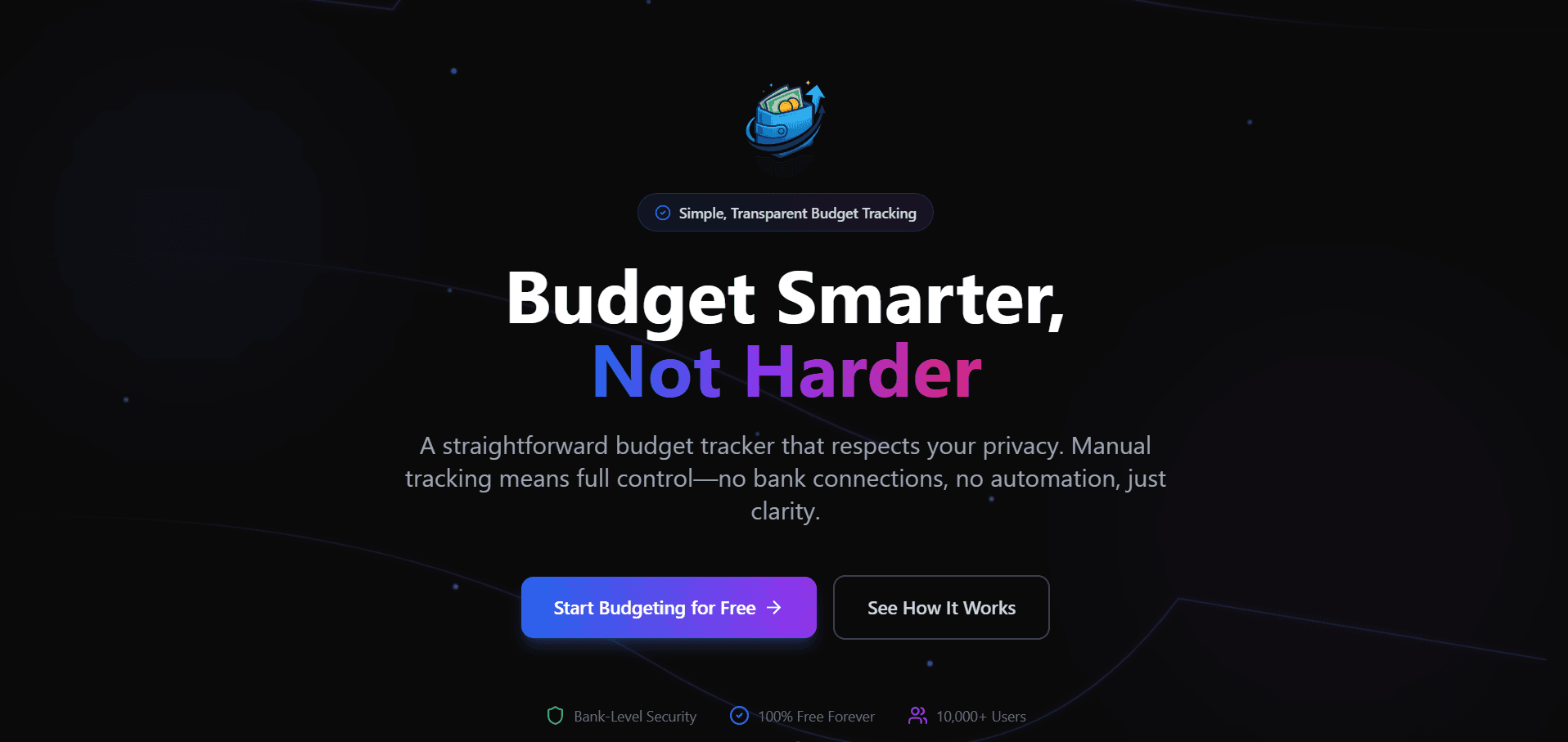 FinanEase landing page and mobile dashboard